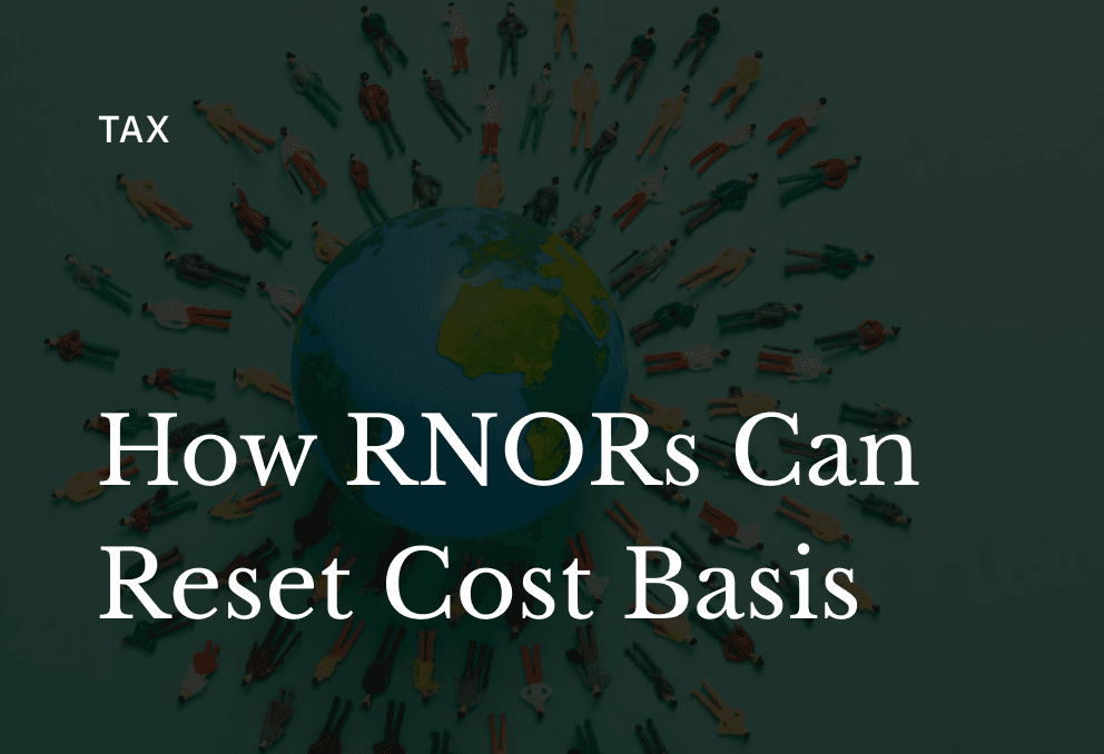 How RNORs Can Save Tax on Foreign Stocks and RSUs